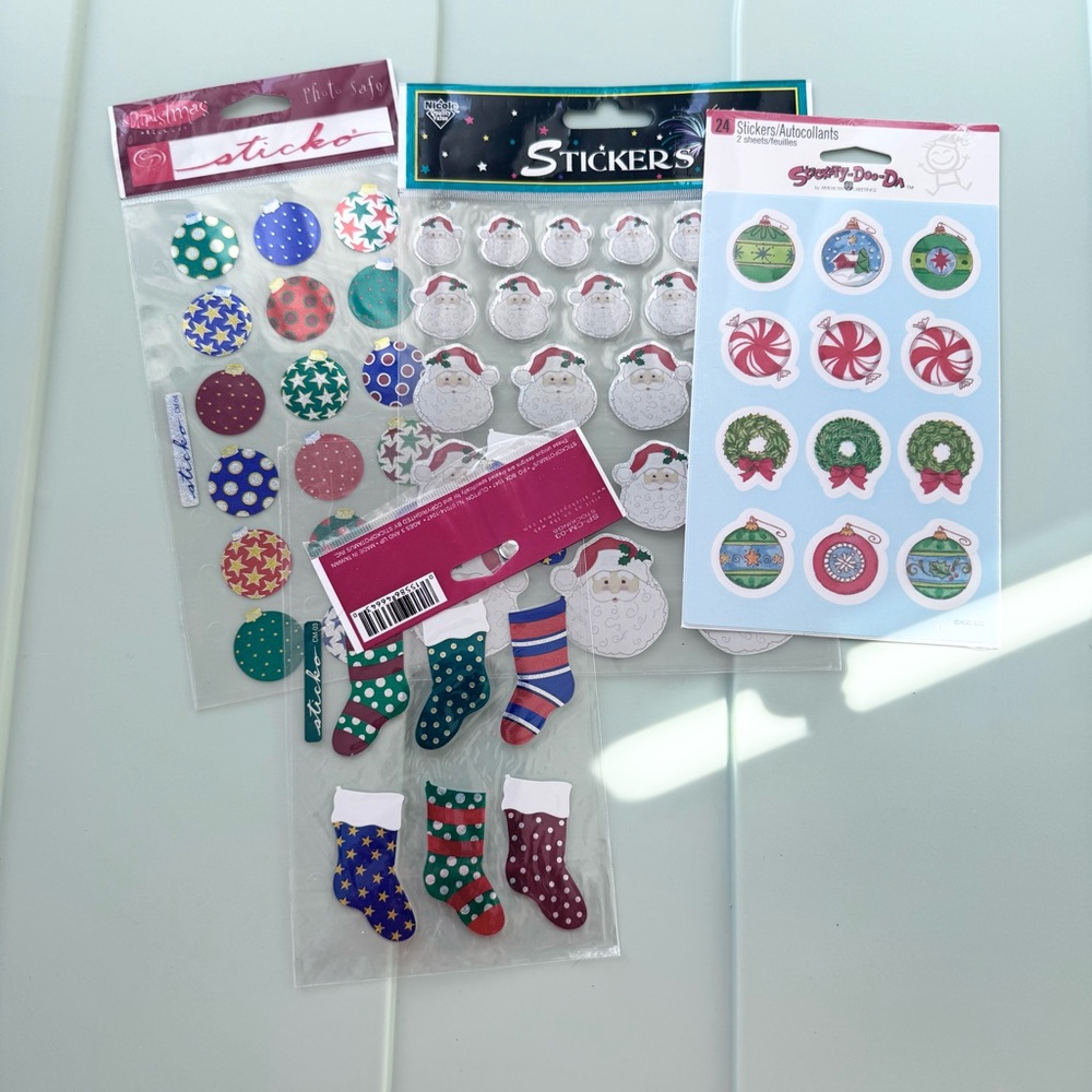 Vintage Sticker Lots - Christmas, Fall/Nature sets!